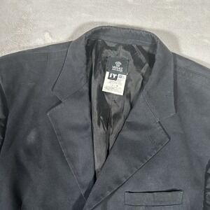 VTG 90's Versace Jeans Couture Blazer Men 42/56 Black Jacket Sport Made In Italy